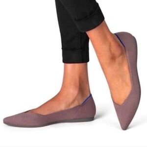 NWOT Rothys Mink Points Flats 8